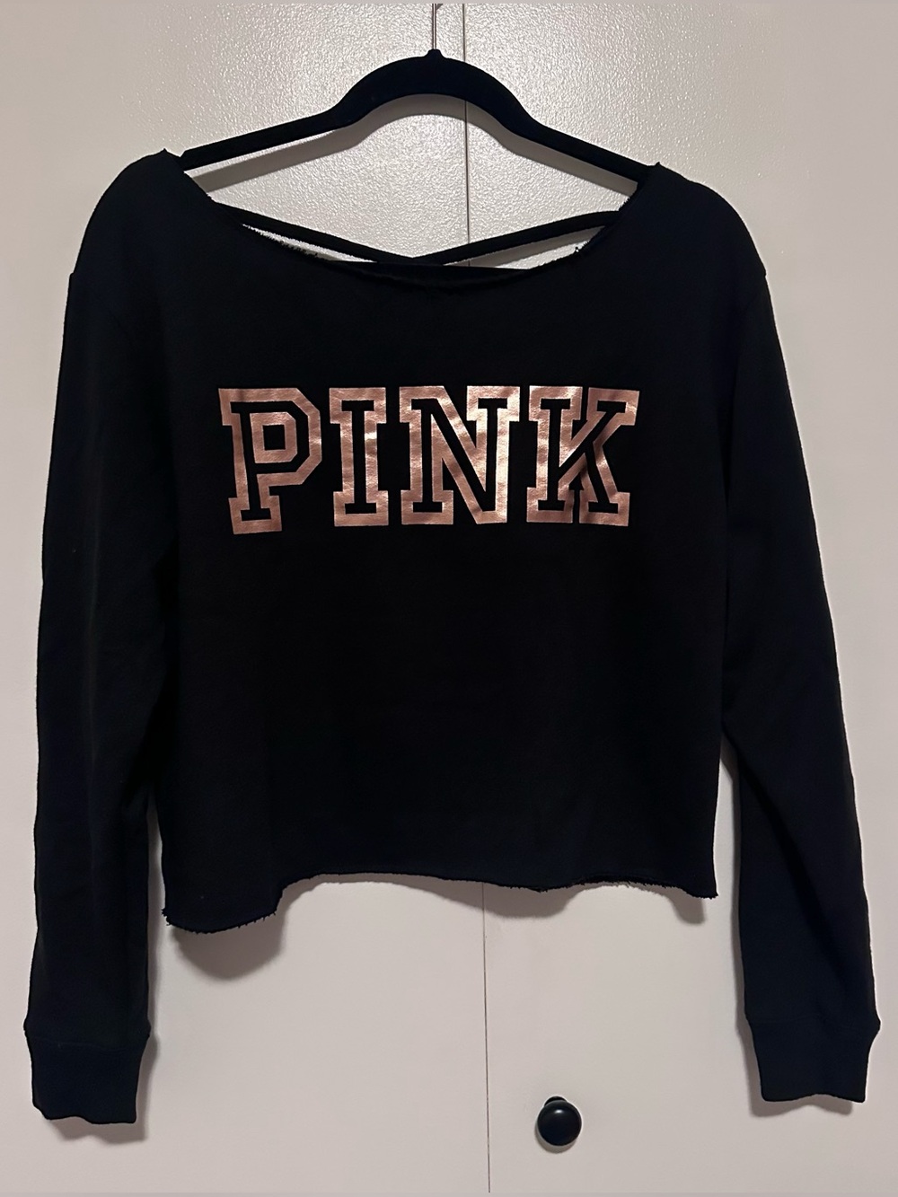 PINK by VS cropped sweater